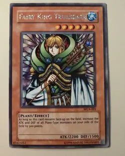 Konami Yu-Gi-Oh! Fairy King Truesdale WC4-001 Foil Promo Effect EN 2200/1500 - Image 1