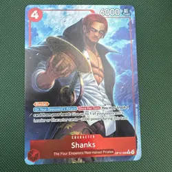 One Piece TCG Shanks Alt Art OP12-008 English Legacy of the Master - Image 2