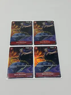 Benn Beckman OP09-009 Alternate Art AA Parallel x4 One Piece TCG Playset - Image 1