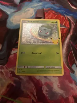 Pokemon TCG Bulbasaur Holo Card 1/25 McDonald's 25th Celebrations NM Condition - Image 2