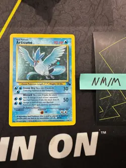Pokemon Card Articuno Fossil Unlimited Holo Rare 2/62 037 💎NM💎 - Image 1