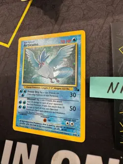 Pokemon Card Articuno Fossil Unlimited Holo Rare 2/62 037 💎NM💎 - Image 4