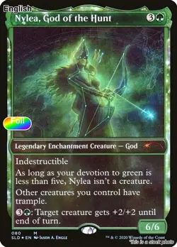 Nylea, God of the Hunt EN [SLD - 80] - NM [Foil] TCG MTG - Image 1
