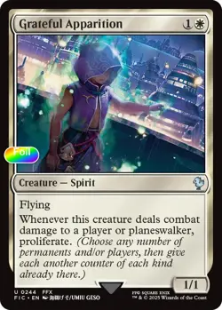 Grateful Apparition (Surge Foil) 244 Commander: FINAL FANTASY NM EN - Image 1