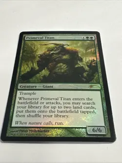 MTG ** PRIMEVAL TITAN ** FOIL ** Grand Prix PROMO GPP ** NM ** MAGIC - Image 4