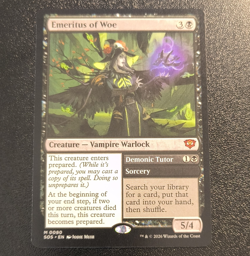 MTG Secrets of Strixhaven SOS Emeritus of Woe #0080 EN NF NM Mythic - Image 1