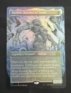 MTG: Kozilek, Butcher of Truth 336 Double Masters 2022 Borderless Foil Mythic - Image 1