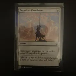 1x SWORDS TO PLOWSHARES - Commander - MTG - Magic the Gathering - Image 1