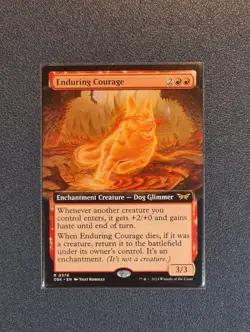 MTG Enduring Courage - Extended - Duskmourn: House of Horror - DSK - NM+ - Image 1