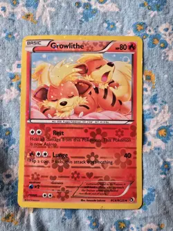 POKEMON LEGENDARY TREASURES GROWLITHE #RC4/RC25 RADIANT COLLECTION VLP - Image 1