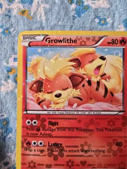 POKEMON LEGENDARY TREASURES GROWLITHE #RC4/RC25 RADIANT COLLECTION VLP - Image 4