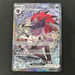 Pokemon N’s Zoroark Ex 286/217 Ascended Heroes Near Mint - Image 1