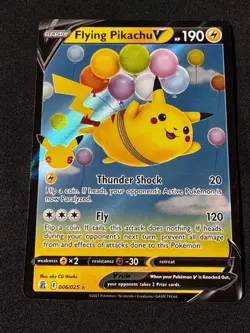 Flying Pikachu V 006/025 Holo V Rare Celebrations NM/M Pokemon Tcg - Image 1