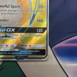 2017 Pokemon TCG Raichu GX SM90 Full Art Holo Ultra Rare Black Star Promo MINT - Image 5