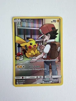 Pikachu Secret Rare Full Art Holo 241/236 SM Cosmic Eclipse 2019 English - Image 1