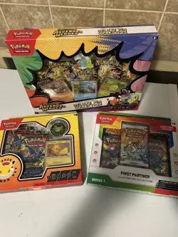 POKEMON COLLECTION BOX LOT - NEW/SEALED ! Ascended Heroes/ First Partners +more - Image 1