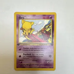 Pokemon TCG Team Rocket Abra 49/82, Dark Kadabra, Dark Alakazam 1st Edition Lot - Image 2