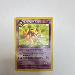 Pokemon TCG Team Rocket Abra 49/82, Dark Kadabra, Dark Alakazam 1st Edition Lot - Image 4
