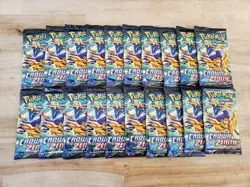 Pokemon 20x Factory Sealed Crown Zenith Booster Packs Mint - Image 1