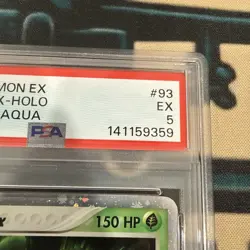 2004 Pokemon Sceptile ex #93 PSA 5 Holo EX Team Magma vs Team Aqua Rare - Image 2