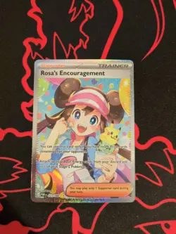 Pokemon TCG Rosa's Encouragement Full Art Special Illustration Rare 123/088 - Image 2