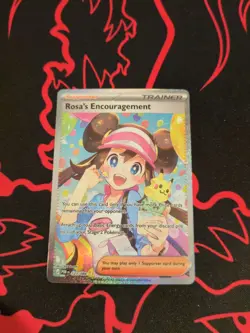 Pokemon TCG Rosa's Encouragement Full Art Special Illustration Rare 123/088 - Image 3