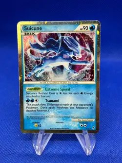 2011 Pokemon Call of Legends Suicune (Shiny) SL11 Shiny Holo Rare DMG/CREASED - Image 1
