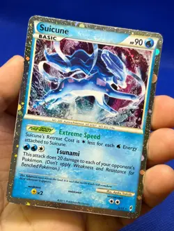 2011 Pokemon Call of Legends Suicune (Shiny) SL11 Shiny Holo Rare DMG/CREASED - Image 2