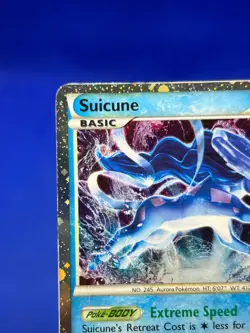 2011 Pokemon Call of Legends Suicune (Shiny) SL11 Shiny Holo Rare DMG/CREASED - Image 3