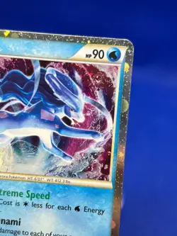 2011 Pokemon Call of Legends Suicune (Shiny) SL11 Shiny Holo Rare DMG/CREASED - Image 4
