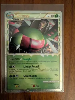 Yanmega PRIME 98/102 Triumphant Holo Ultra Rare English Stage 1 Pokemon 110HP - Image 1