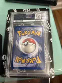 PSA 8 Dark Dragonite #5 2000 Pokemon Rocket Holo Pokemon TCG SWIRLL!! - Image 3