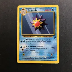 Pokemon TCG Starmie Base Set 2 94/130 Regular Unlimited Common - Image 1