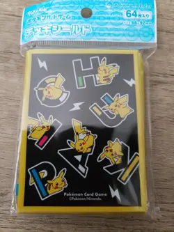 Pikachu - Full Name Spelling - Pokemon Center Original - Set of 60 Sleeves - Image 1