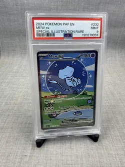 Pokemon TCG Bubble Mew EX 232/091 Special Illustration Rare Paldean Fates PSA 9 - Image 1