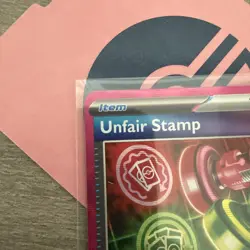 Pokemon TCG Unfair stamp 165/167 Twilight Masquerade Ace Spec - Image 2