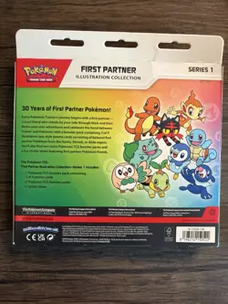 Pokemon TCG First Partner Illustration Collection Series 1 3-Pack English - Image 2