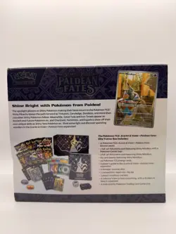 Pokemon Scarlet & Violet Paldean Fates Pokemon Center ETB Factory Sealed PE1 - Image 3