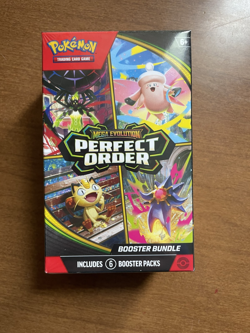 Pokemon Mega Evolution Perfect Order Booster Bundle Sealed Packs - Image 1