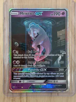 Mewtwo GX 78/73 Shining Legends Secret Rare MP/DMG - Image 1