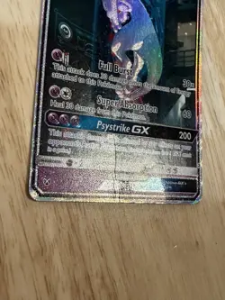 Mewtwo GX 78/73 Shining Legends Secret Rare MP/DMG - Image 2