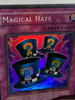 Yugioh - Magical Hats PSV-033 | MP - HOLO BLEED - Pharaoh's Servant 1st Edition - Image 3