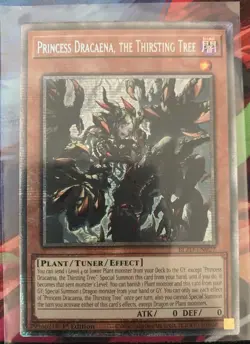 Yu-Gi-Oh! TCG - Princess Dracaena, the Thirsting Tree BLZD-EN027 Starlight Rare - Image 1