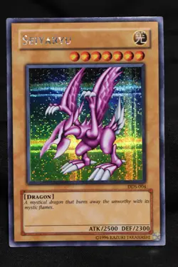 Seiyaryu DDS-004 HP Dark Duel Stories Unlimited Prismatic Secret Rare Yugioh - Image 1