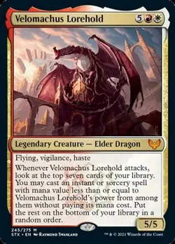 Velomachus Lorehold -Foil Light Play MTG Strixhaven - Image 1