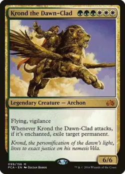 Krond the Dawn-Clad - Medium Play MTG Planechase Anthology - Image 1