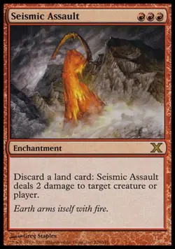 Seismic Assault - Light Play MTG 10th Edition - Image 1