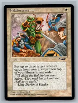 Magic The Gathering Alliances 4x Reinforcements (Orc) MTG TCG CCG Playset - Image 1