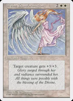 MTG Divine Transformation ** Fourth Edition ** English - Image 1