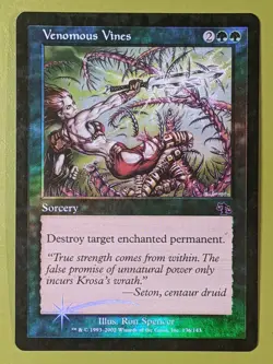 FOIL Venomous Vines x1 Judgment 1x Magic the Gathering MTG - Image 1